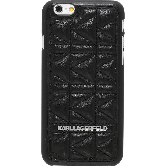 Karl Lagerfeld Kuilted Coque pour Apple iPhone 6/6s, Noir