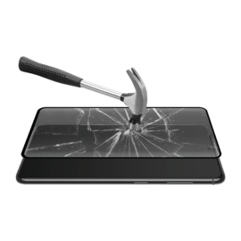 Protection d'&eacute;cran en verre tremp&eacute; Bord &agrave; Bord Incurv&eacute; pour Samsung Galaxy S21 5G, Noir