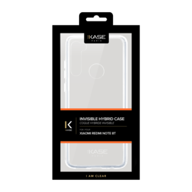 Coque hybride invisible pour Xiaomi Redmi Note 8T, Transparent