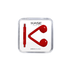 Case K Earphones with micro and remote, Fiery Red