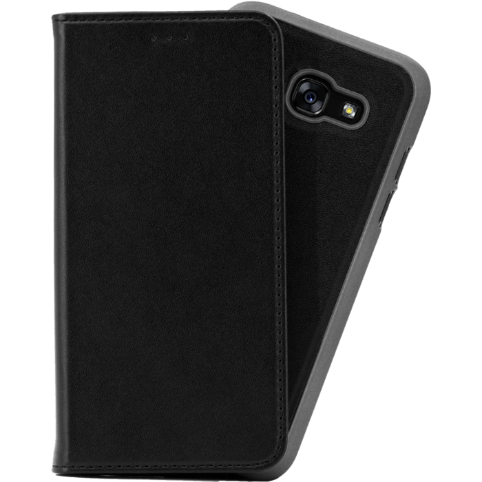 Étui et Coque slim magnétique 2-en-1 pour Samsung Galaxy A5 (2017), Noir
