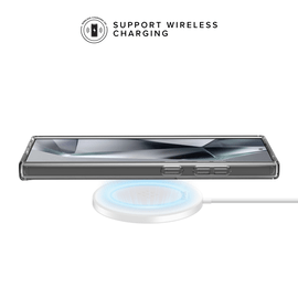 Coque hybride invisible fabriqué avec 83% de plastique recyclé pour Samsung Galaxy S24 Ultra 5G, Transparente