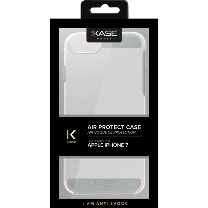 Air Coque de protection pour Apple iPhone 6/6s/7/8/SE 2020/SE 2022, Gris Sid&eacute;ral