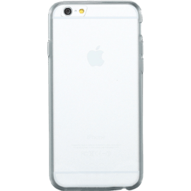 Coque slim transparente pour Apple iPhone 6/6s, Noir