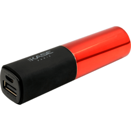 Batterie externe Gloss 3000mAh, Rouge Hollywood