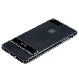 Coque Slim Invisible avec support pour Apple iPhone 6 Plus/ 6s Plus/ 7 Plus/ 8 Plus, Noir