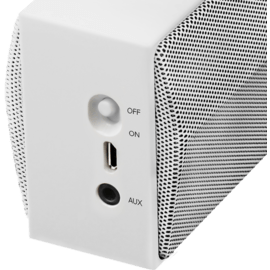 Case Musik Customizer Bluetooth Speaker, White