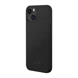 Coque en Su&egrave;de Alcantara pour Apple iPhone 14 Plus, Minuit Noir