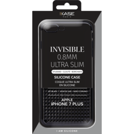 Coque ultra slim cloutée invisible pour Apple iPhone 7 Plus/ 8 Plus  0,8mm, Noir de jais