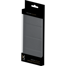 Etui à clapet pour Samsung Galaxy Note 4, Gris acier