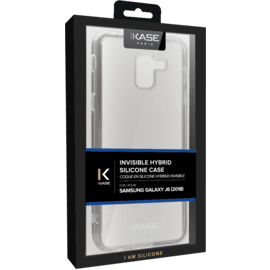 Coque hybride invisible pour Samsung Galaxy J6 2018, Transparente