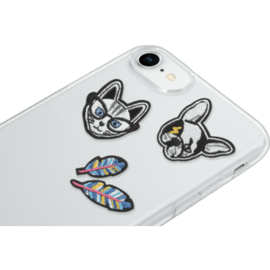 Case Animalista Embroidered Stickers