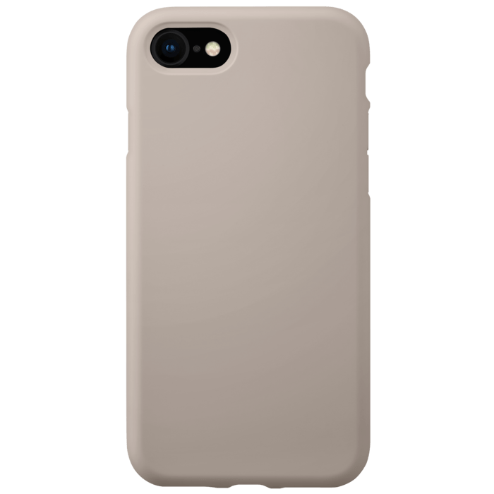 Coque antichoc en gel de silicone doux pour Apple iPhone 7/8/SE 2020/SE 2022, Galet Gris