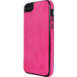 Coque silicone pour Apple iPhone 5/5s/SE, Daim Fuchsia