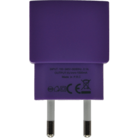 Case Universal Mono USB Charger (EU) 1A, Royal Purple