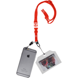 Tour de cou pour Smartphones, Rouge Ardent