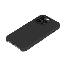 Coque en Gel de Silicone Doux pour Apple iPhone 13 Pro, Noir satin