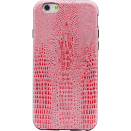 Case Case for Apple iPhone 6/6s, motif croco, Coral