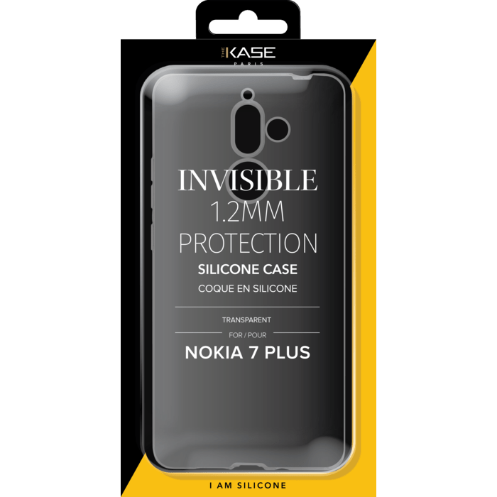 Coque Slim Invisible pour Nokia 7 Plus 1,2mm, Transparent