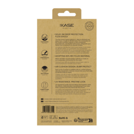 Coque hybride invisible fabriqu&eacute;e &agrave; 83 % de plastique recycl&eacute; pour Apple iPhone Air, transparente