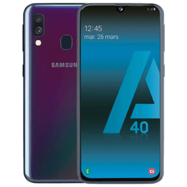 Galaxy A40 2019 reconditionné 64 Go, Noir, débloqué