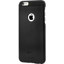 Coque en cuir v&eacute;ritable ultra slim pour Apple iPhone 6/6s, Noir Satin