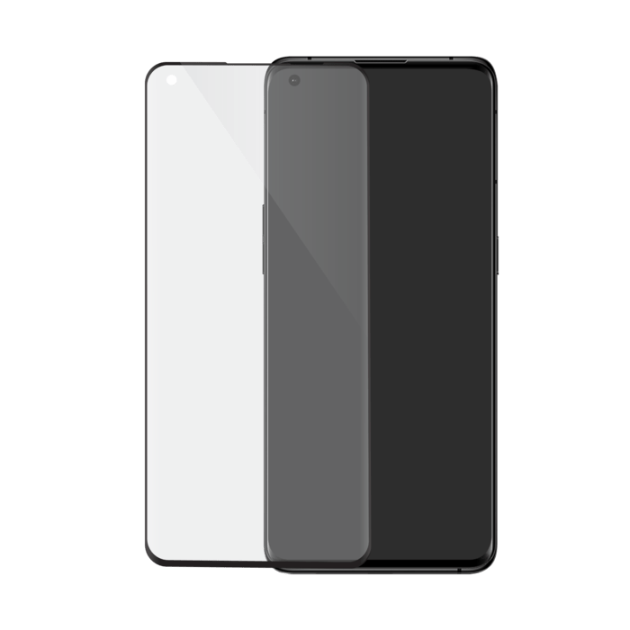 Protection d'&eacute;cran en verre tremp&eacute; Bord &agrave; Bord Incurv&eacute; pour OPPO Find X3 Neo, Noir
