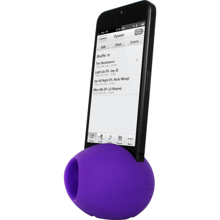 Oeuf Amplificateur de son pour Apple iPhone 4/4S, Violet