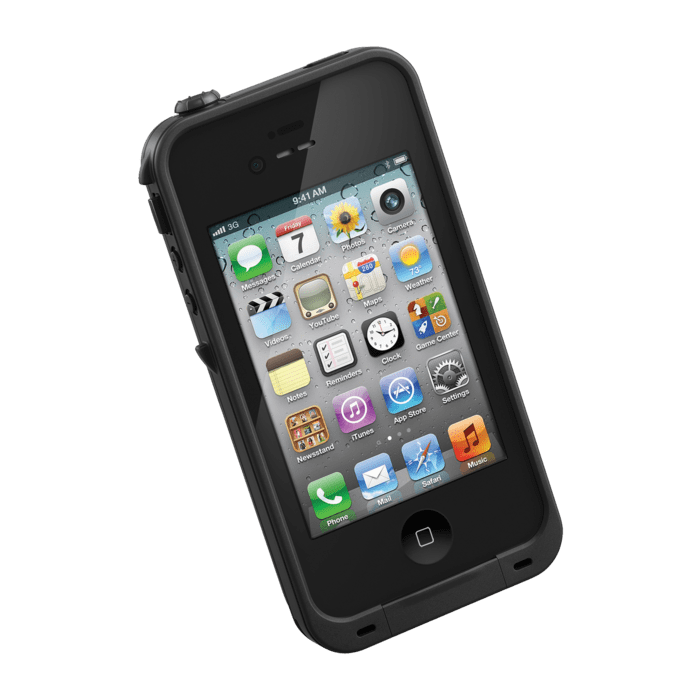 Lifeproof Fre Coque Waterproof pour Apple iPhone 4/4S, Noir