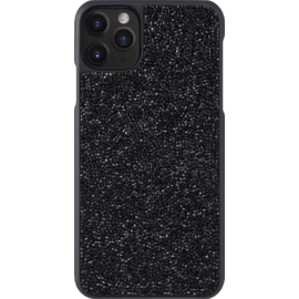 Coque Bling Strass pour Apple iPhone 11 Pro, Noir Minuit