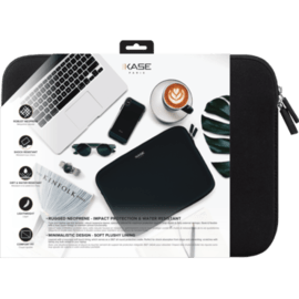 Dynamics Housse ordinateur portable en néoprène pour Macbook 13', Noir de jais