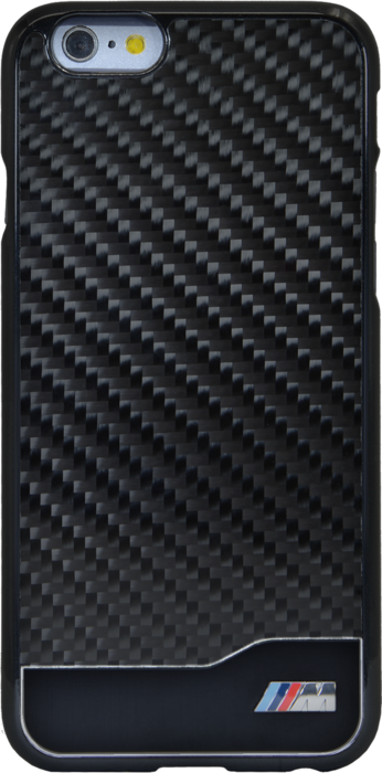 (P) BMW Coque carbone & aluminium pour Apple iPhone 6/6s, Noir