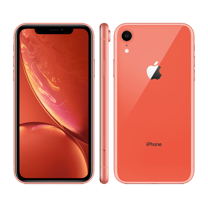 iPhone XR reconditionn&eacute; 64 Go, Corail, d&eacute;bloqu&eacute;