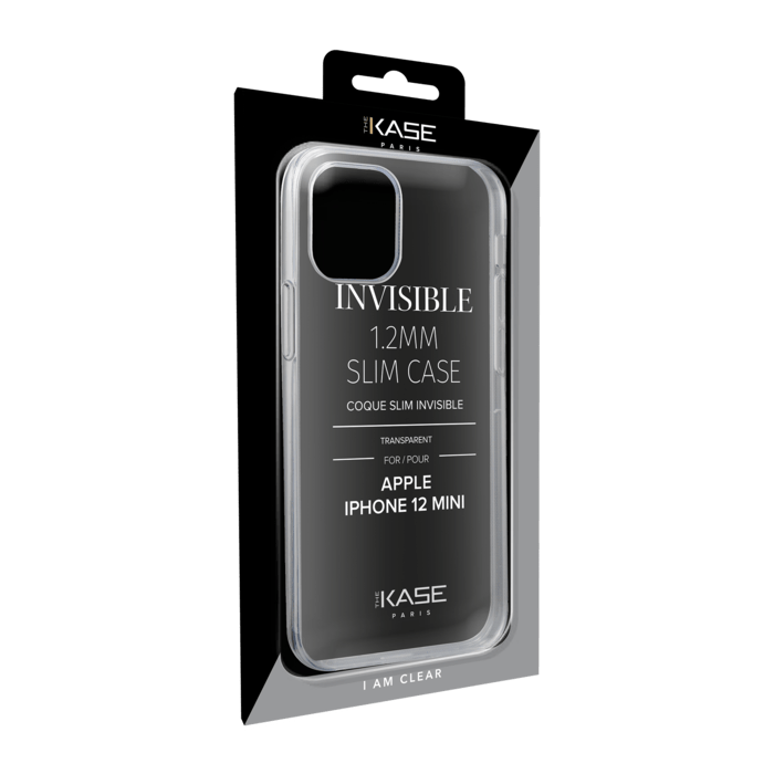 Coque Slim Invisible pour Apple iPhone 12 mini 1,2mm, Transparente