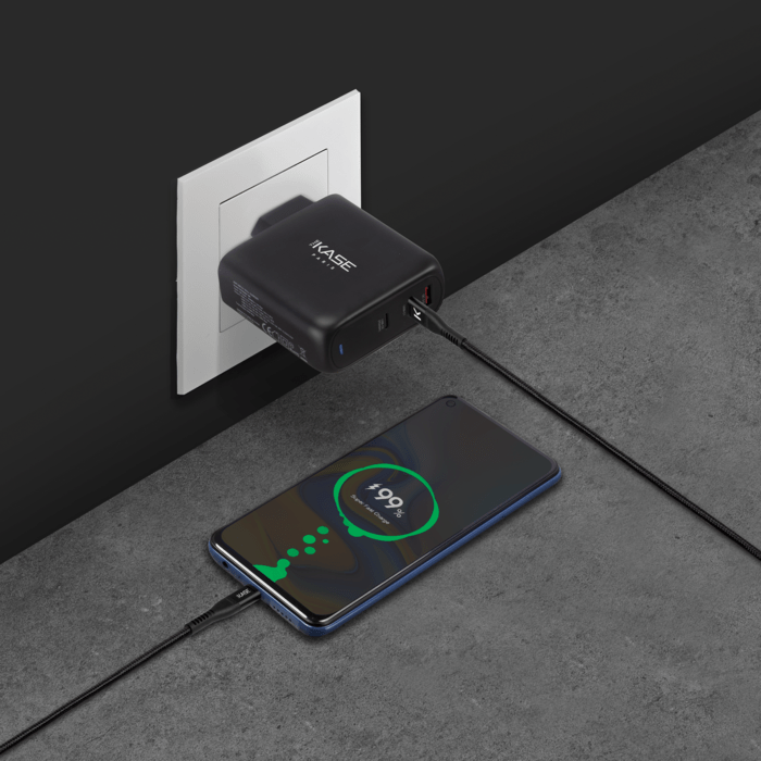 C&acirc;ble USB-C vers USB-C renforc&eacute; 100W chargement rapide/Sync (1M)