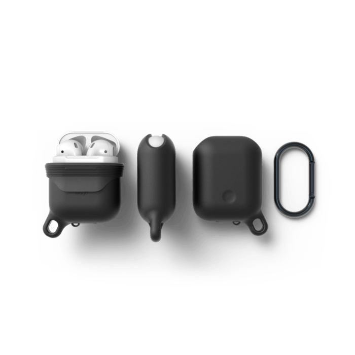 Airpod Waterproof Hang Case noir