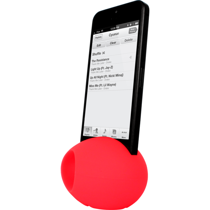 Oeuf Amplificateur de son pour Apple iPhone 4/4S, Rouge