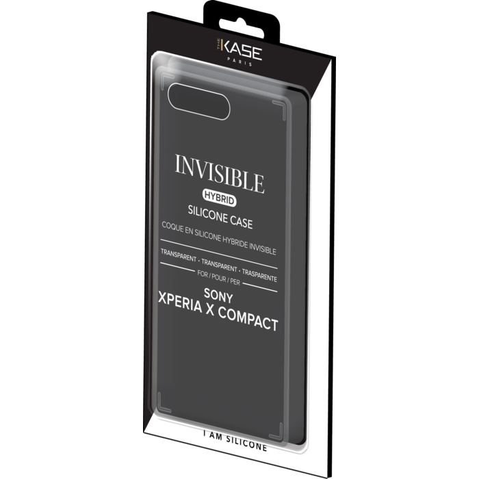 Coque hybride invisible pour Sony Xperia X Compact, Transparent