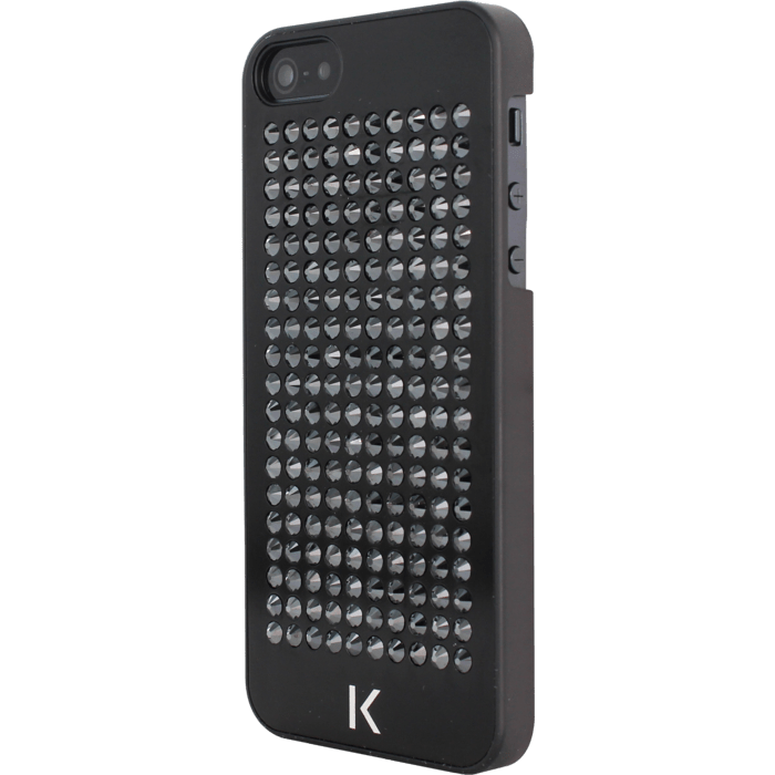 Coque ornée de cristaux Swarovski pour Apple iPhone 5/5s/SE, Noir