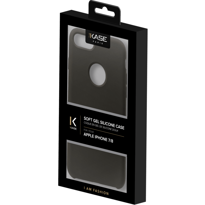 Coque en gel de silicone doux pour Apple iPhone 7/8, Vert olive fonc&eacute;