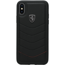 Case Ferrari Heritage Genuine Quilted leather case for iPhone X/XS, Black