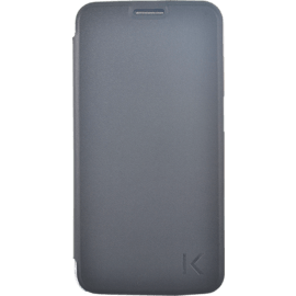 Coque Clapet Slim avec pochette CB pour Samsung Galaxy S6 Edge, Noir