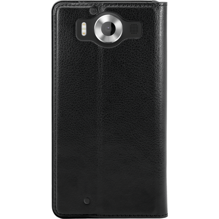 Coque Clapet Slim avec Stand pour Microsoft Lumia 950, Noir