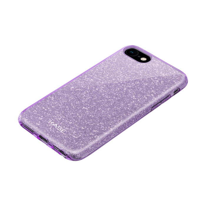 Custodia Slim Glitter Scintillante per Apple iPhone 6/6s/7/8/SE 2020/SE 2022, Viola