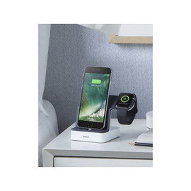 Dock de charge Iphone et Apple swatch noire