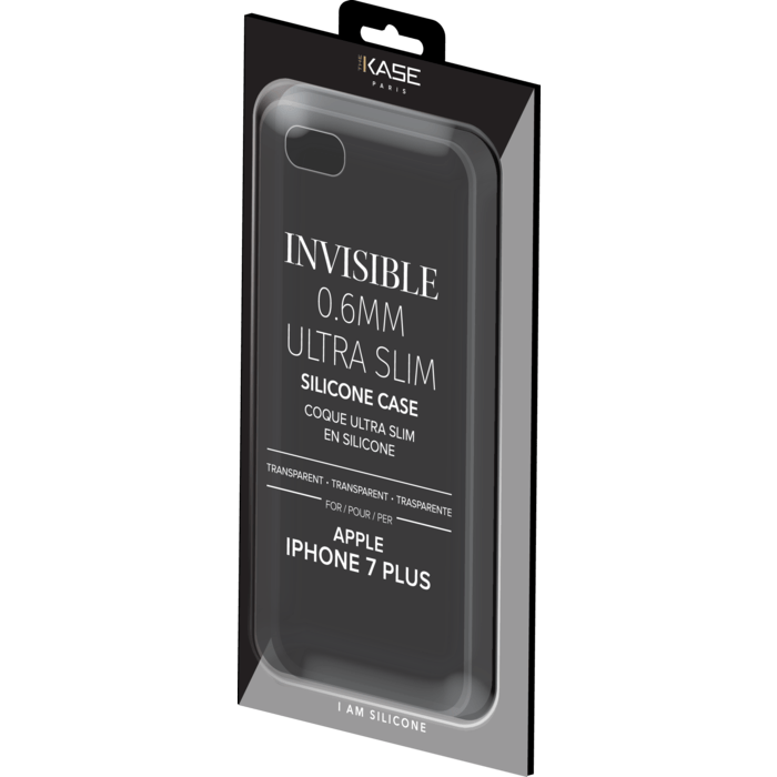 Coque ultra slim invisible pour Apple iPhone 7 Plus/8 Plus 0,6mm, Transparent