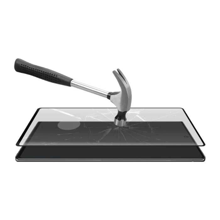 Protection d'&eacute;cran en verre tremp&eacute; Bord &agrave; Bord Incurv&eacute; pour Samsung Galaxy Note10+, Noir