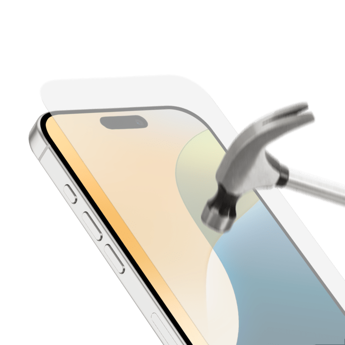 Pack combin&eacute; 3 en 1 (Coque hybride invisible, &Eacute;cran en verre tremp&eacute; de qualit&eacute; sup&eacute;rieure et Protecteur de l&rsquo;objectif de la cam&eacute;ra) pour Apple iPhone 16, Transparente