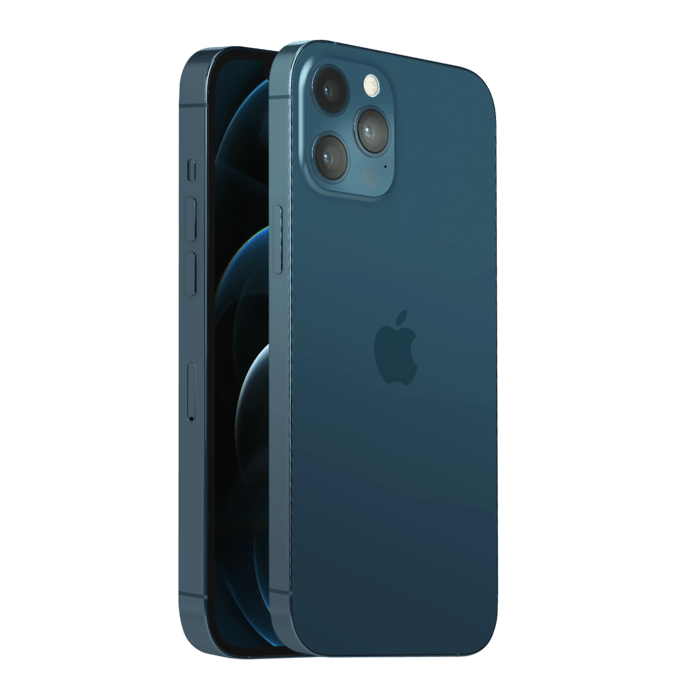 iPhone 12 Pro reconditionn&eacute; 512 Go, Bleu pacifique, SANS FACE ID, d&eacute;bloqu&eacute;