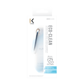 Spray antibactérien Eco-Clean 2-en-1 et kit de nettoyage d'écran en tissu microfibre